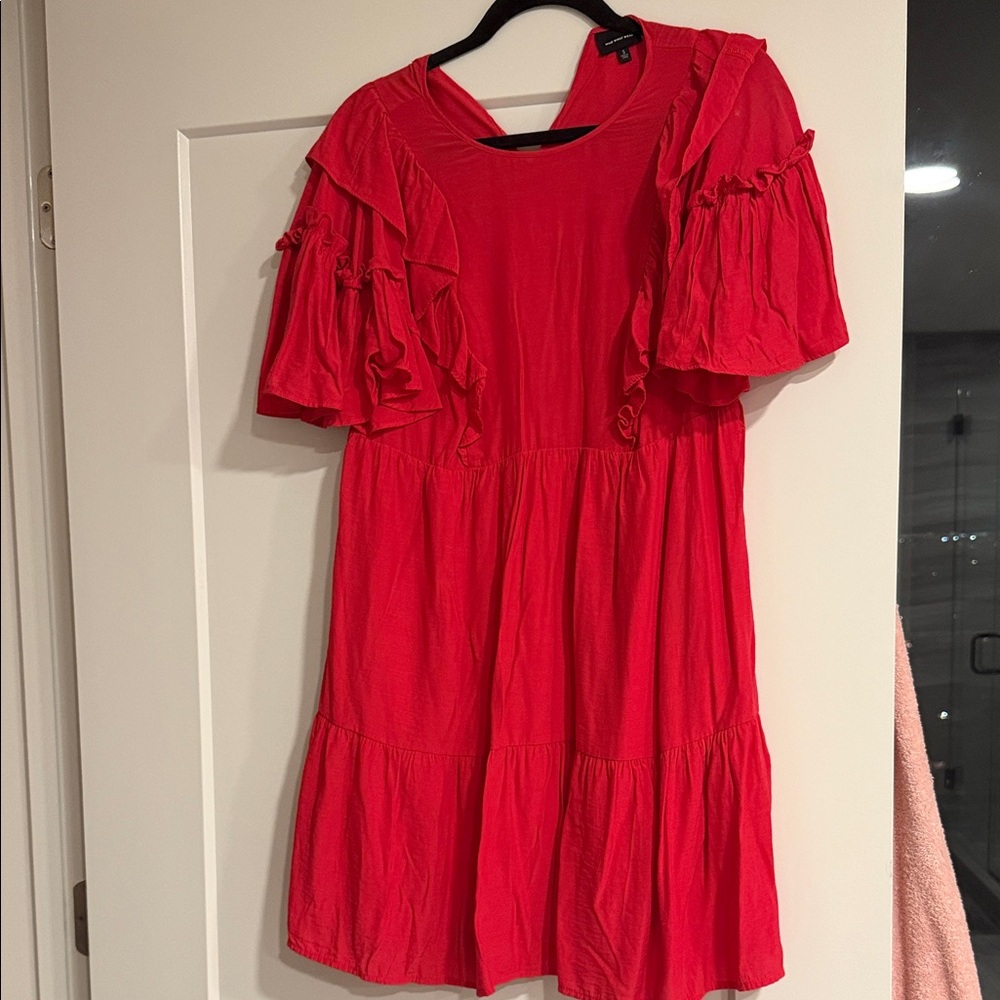 Who What Wear Vibrant Red Top